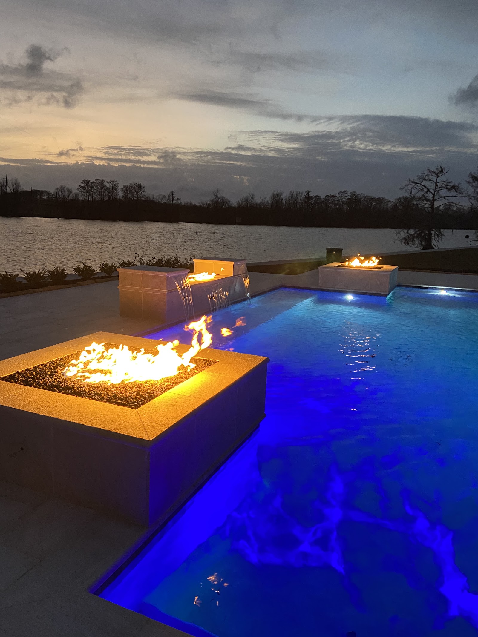 Estrada's pool renovation and fenced — Custom Pool Builder in Baton Rouge